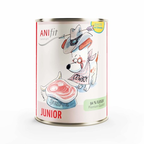 Dog Accessories Wet pet food Junior 400g 6 Piece -1- Anifit